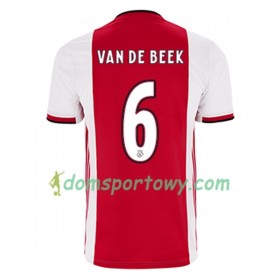 Koszulka Ajax Amsterdam Donny van de Beek 21 Domowe Koszulki Piłkarskie 2019-2020 Krótki Rękaw